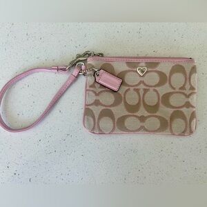 Coach Pink and Beige Peppy Bag